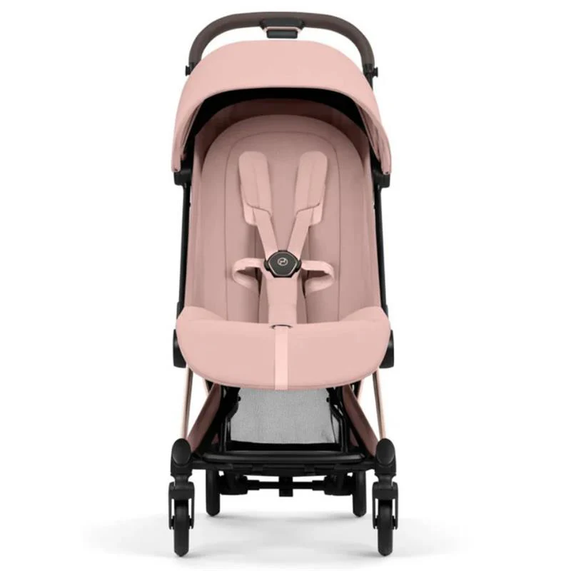 Cybex Platinum Coya Stroller Style Collection, Rose Gold Frame/Peach Pink Lux Seat - Image 4