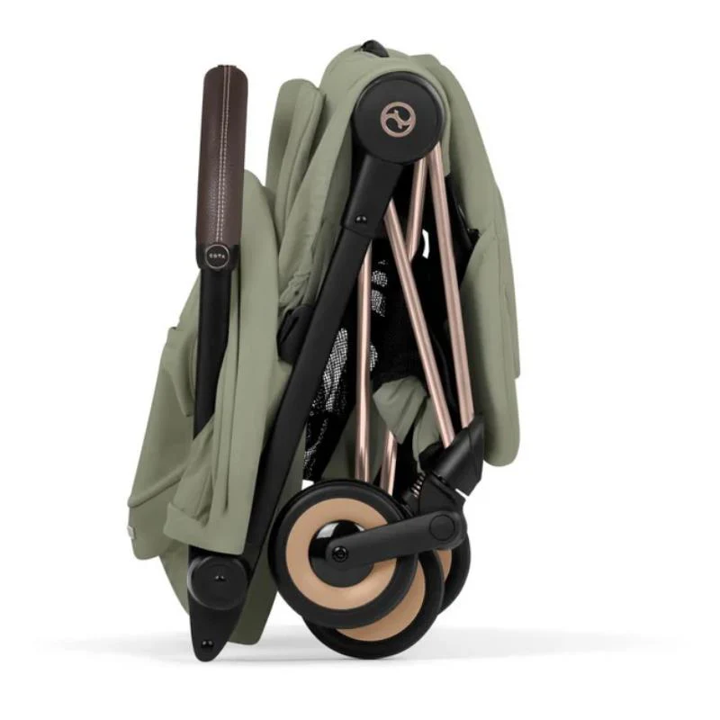 Cybex Platinum Coya Stroller Style Collection, Rose Gold Frame/Sage Green Lux Seat - Image 6