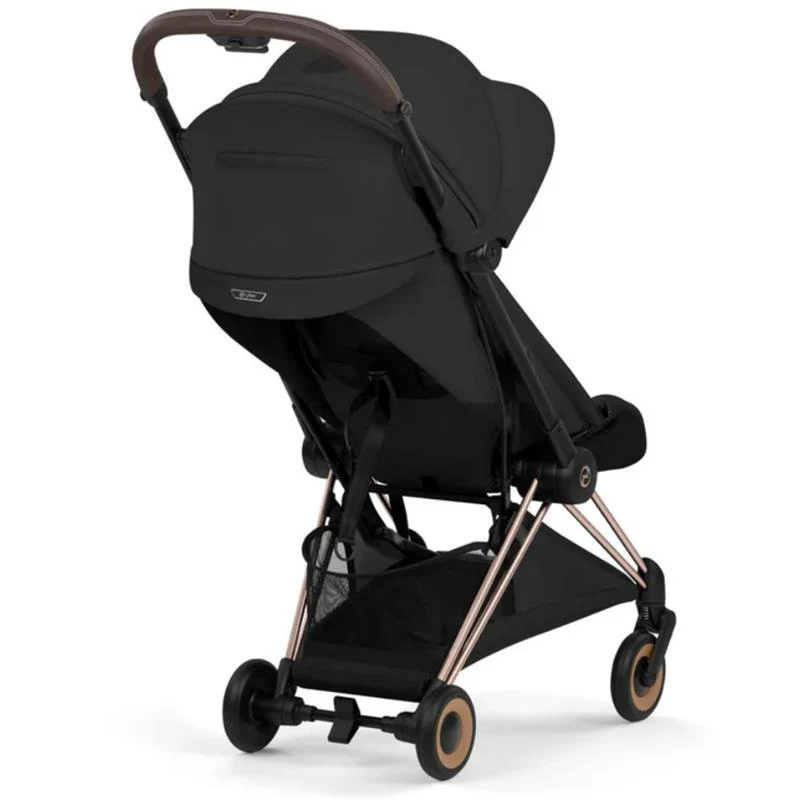 Cybex Platinum Coya Stroller Style Collection, Rose Gold Frame/Sepia Black Lux Seat - Image 5