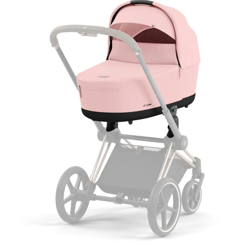 Cybex - PRIAM 4 / e-PRIAM 2 Lux Carry Cot, Peach Pink - Image 5