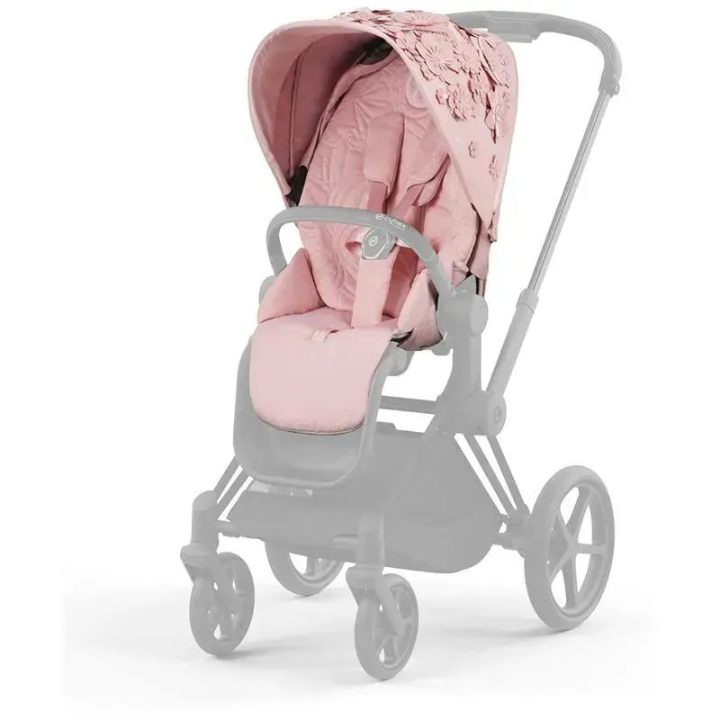 Cybex - Priam 4/EPriam 2 Seat Pack, Simply Flowers Pale Blush