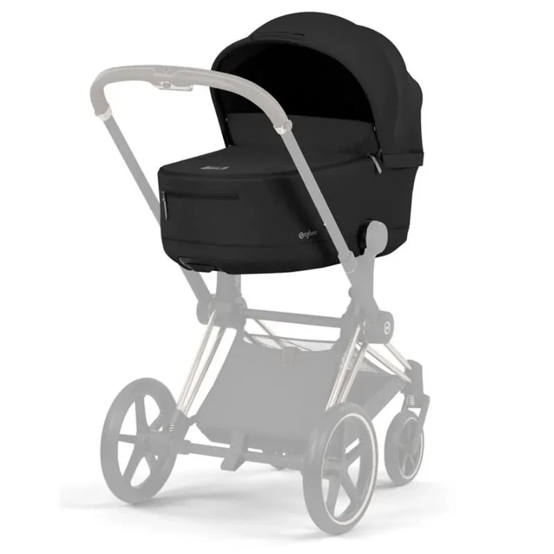 Cybex Priam Fold Lux Carry Cot, Sepia Black - Image 3