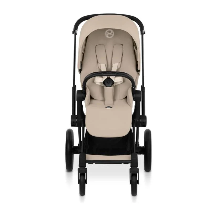 Cybex Priam Stroller Matte Black Frame/Cozy Beige Lux Seat - Image 2