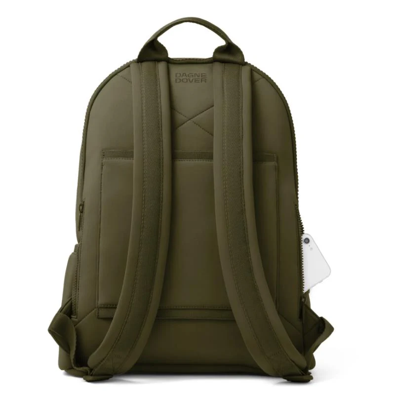 Dagne Dover Dakota Backpack In Dark Moss, Large - Image 3