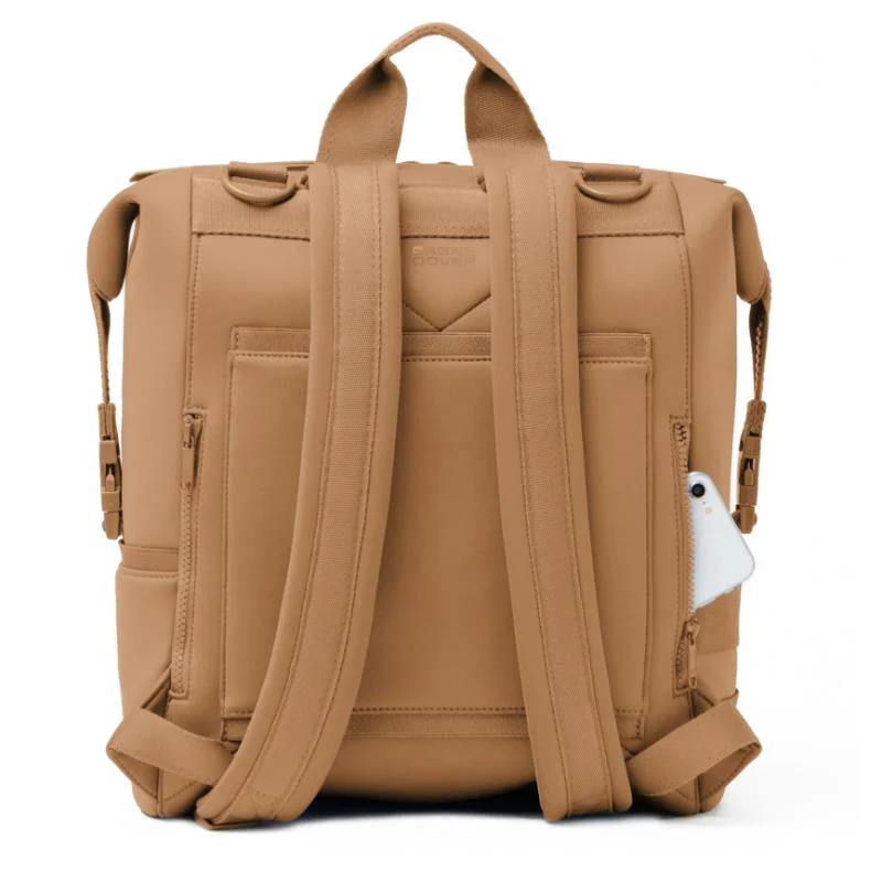 Dagne Dover Indi Diaper Backpack In Camel, Large - Image 3