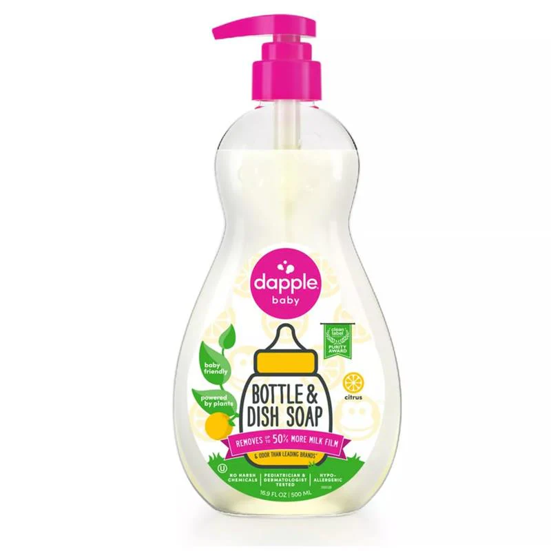 Dapple - Bottle & Dish Liquid, Citrus, 16.9 Oz