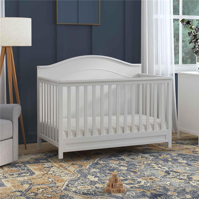 DaVinci Charlie 4-In-1 Convertible Baby Crib - White - Image 6