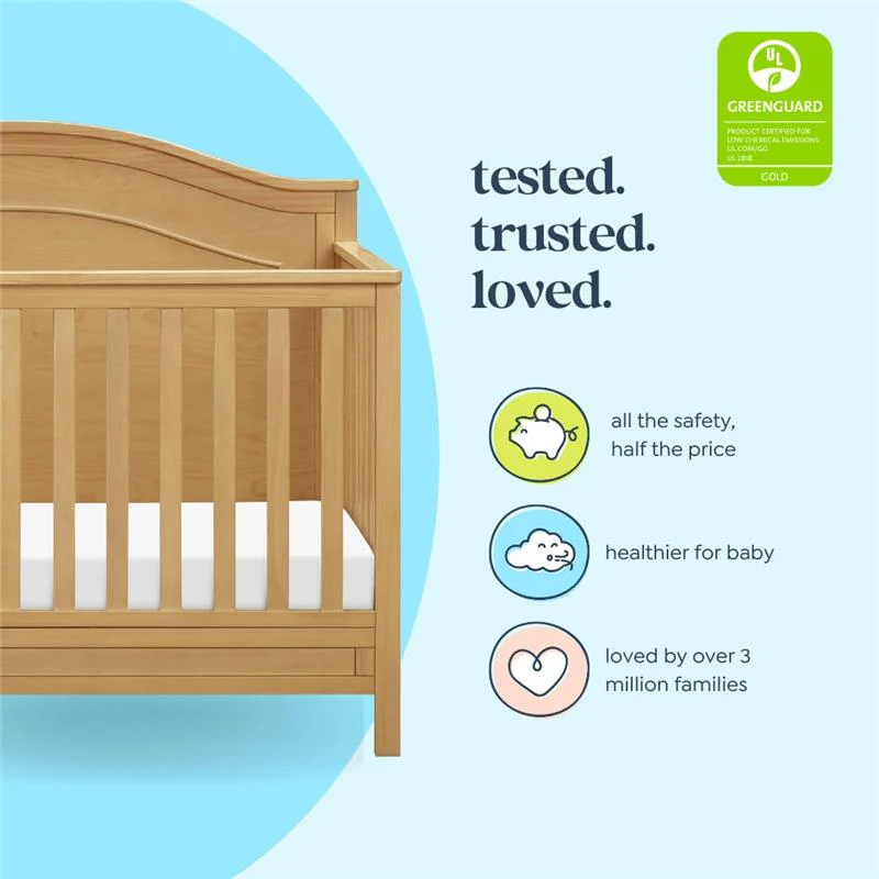 Davinci Charlie 4-in-1 Convertible Crib, Honey - Image 2