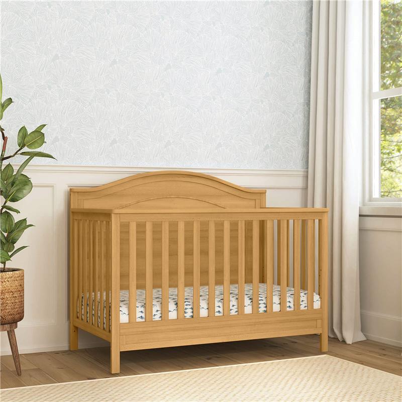Davinci Charlie 4-in-1 Convertible Crib, Honey - Image 4