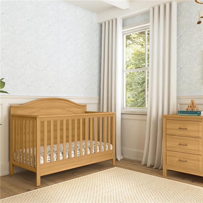Davinci Charlie 4-in-1 Convertible Crib, Honey - Image 5