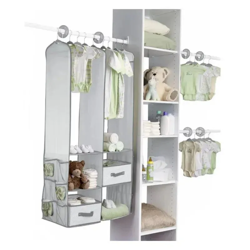 Delta Children - 24 Pk Nursery Storage Set, Dove Grey