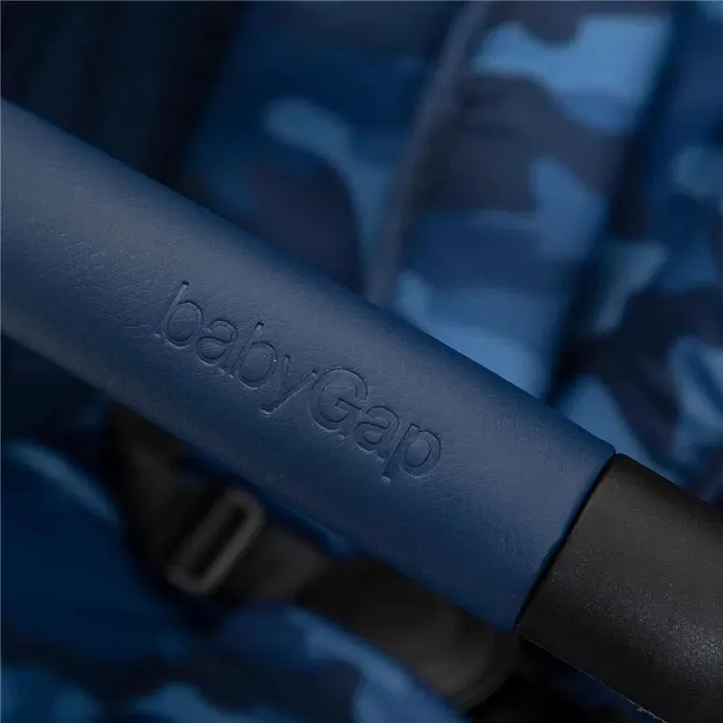 Delta Children - Baby Gap 2-In-1 Carriage Stroller, Camo Blue - Image 10