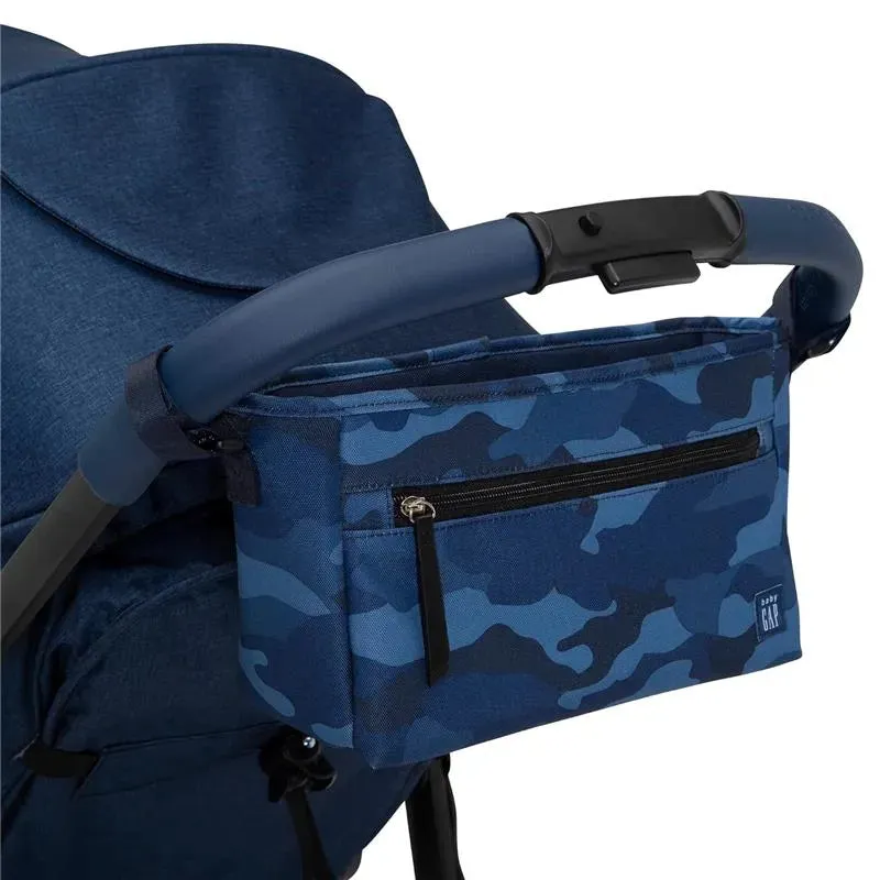 Delta Children - Baby Gap 2-In-1 Carriage Stroller, Camo Blue - Image 15