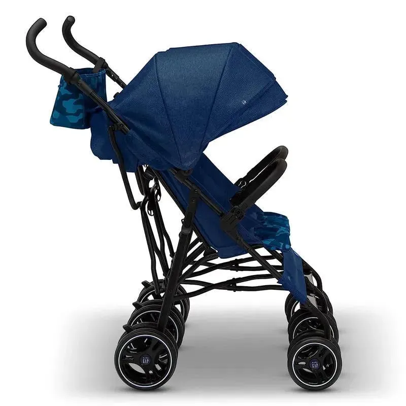 Delta Children - BabyGap Classic Side-by-Side Double Stroller, Navy Camo - Image 8