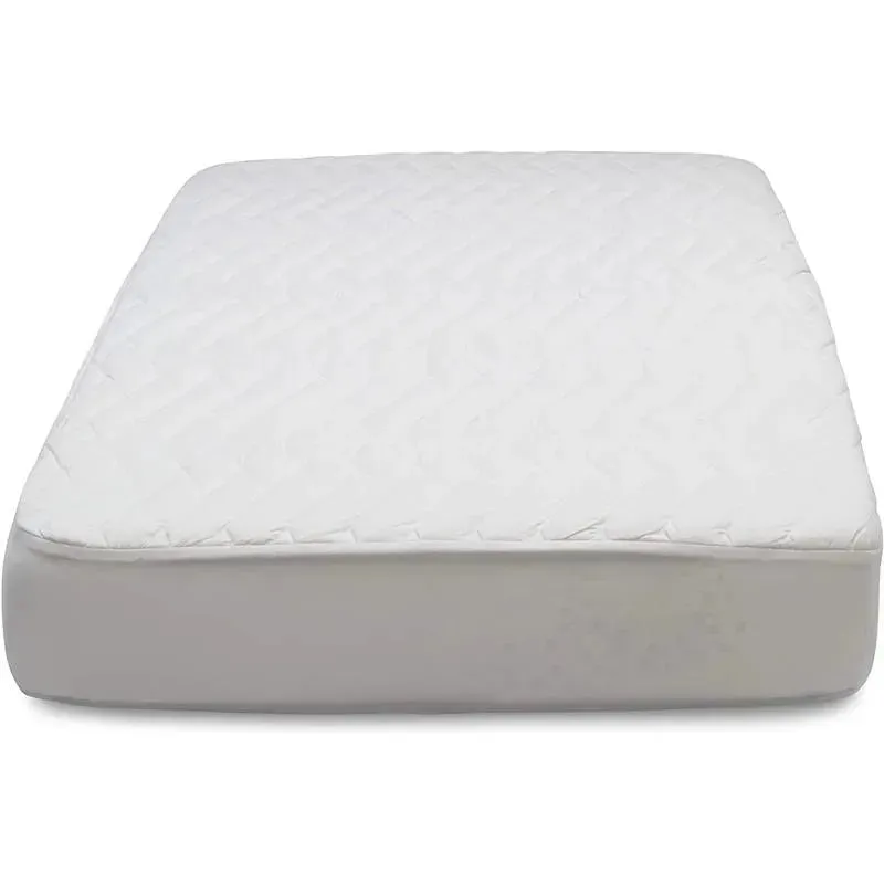 Delta Children - Beautyrest Fitted Baby Crib Mattress Pad Cover, White - Image 3