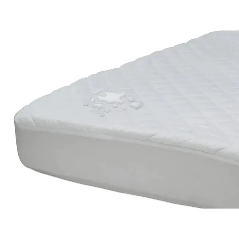Delta Children - Fitted Crib Mattress Pad, White - Image 3