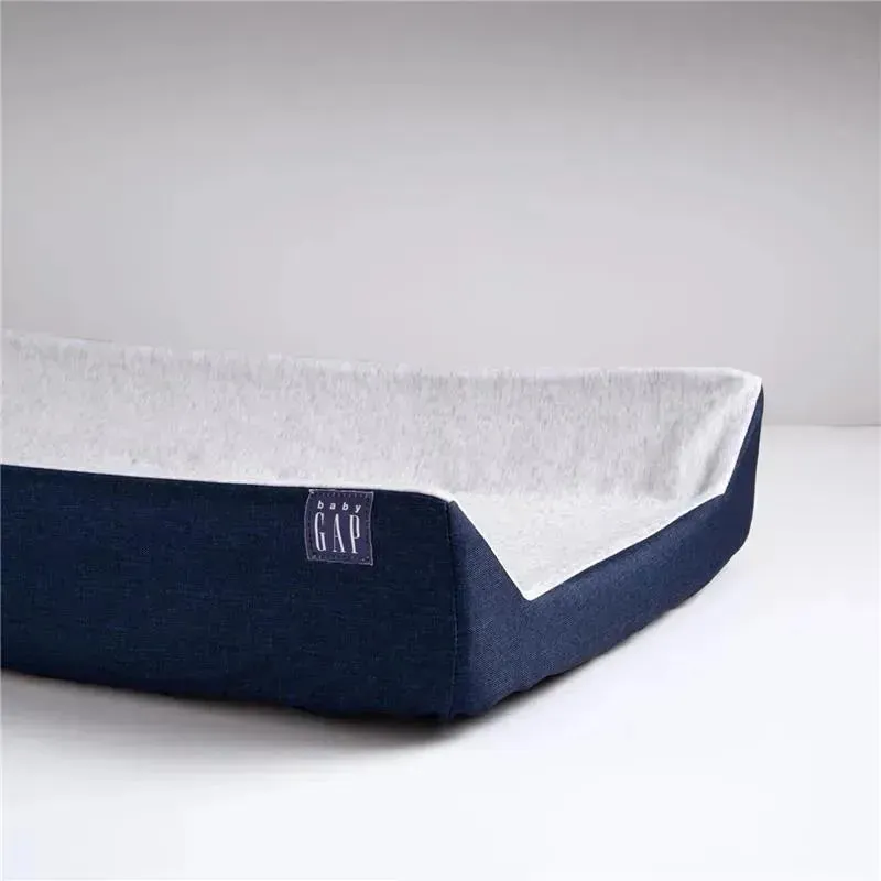 Delta Children - Gap BabyGap Contoured Changing Pad with Cooling Cover, Navy - Image 7