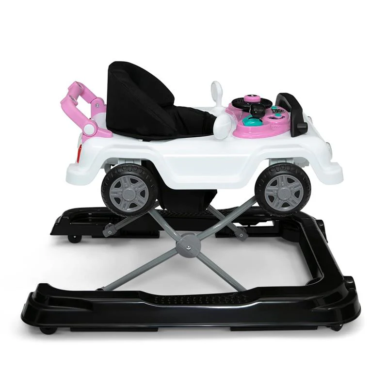 Delta - Classic Wrangler 3-In-1 Grow With Me Walker, White And Pink - Image 4