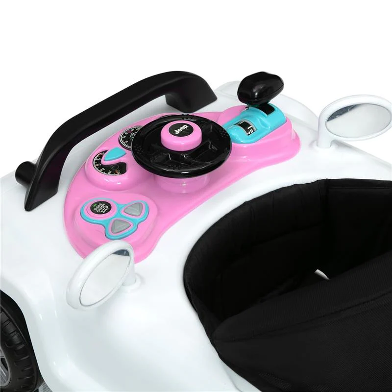 Delta - Classic Wrangler 3-In-1 Grow With Me Walker, White And Pink - Image 5