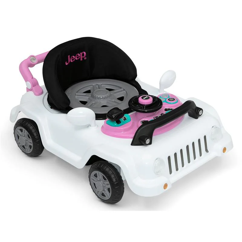 Delta - Classic Wrangler 3-In-1 Grow With Me Walker, White And Pink - Image 6