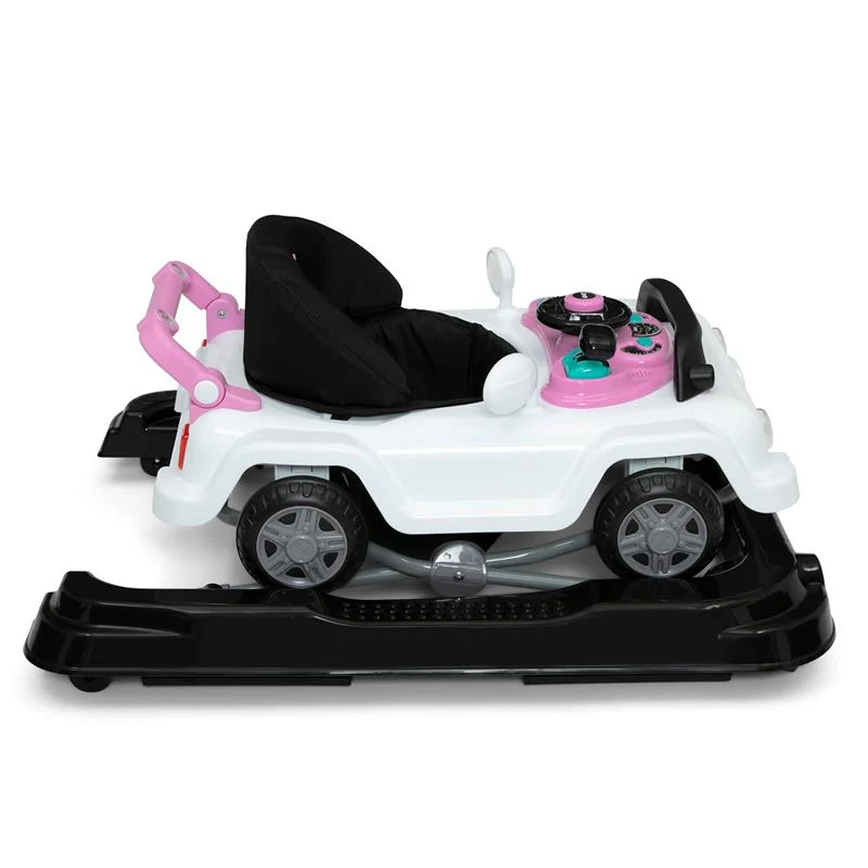 Delta - Classic Wrangler 3-In-1 Grow With Me Walker, White And Pink - Image 8