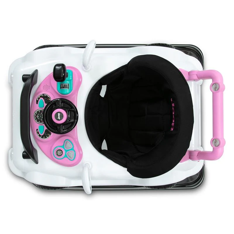 Delta - Classic Wrangler 3-In-1 Grow With Me Walker, White And Pink - Image 9