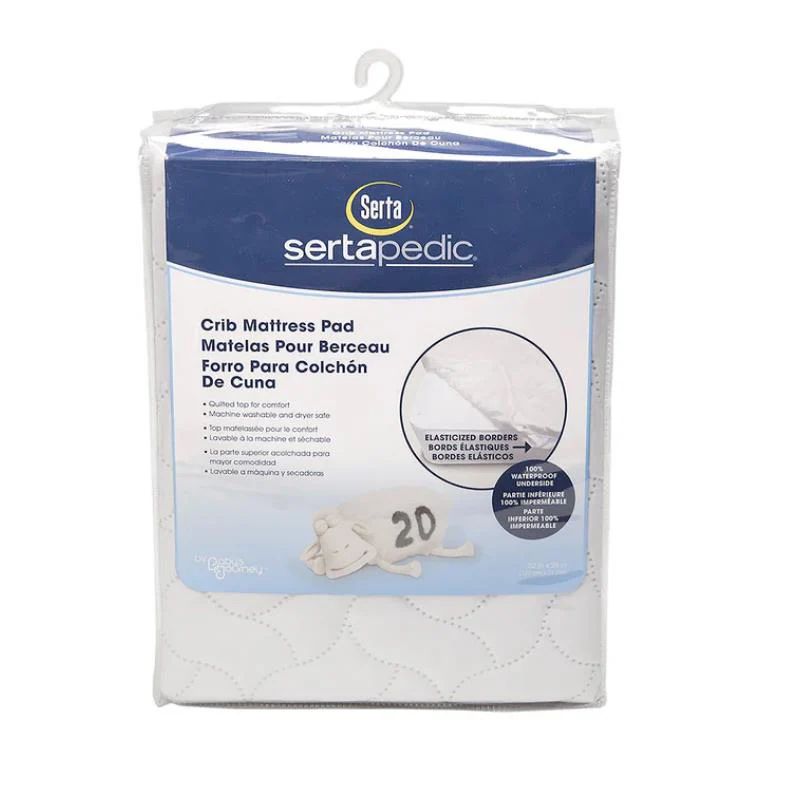 Delta - Sertapedic Fitted Crib Mattress Pad - Image 2