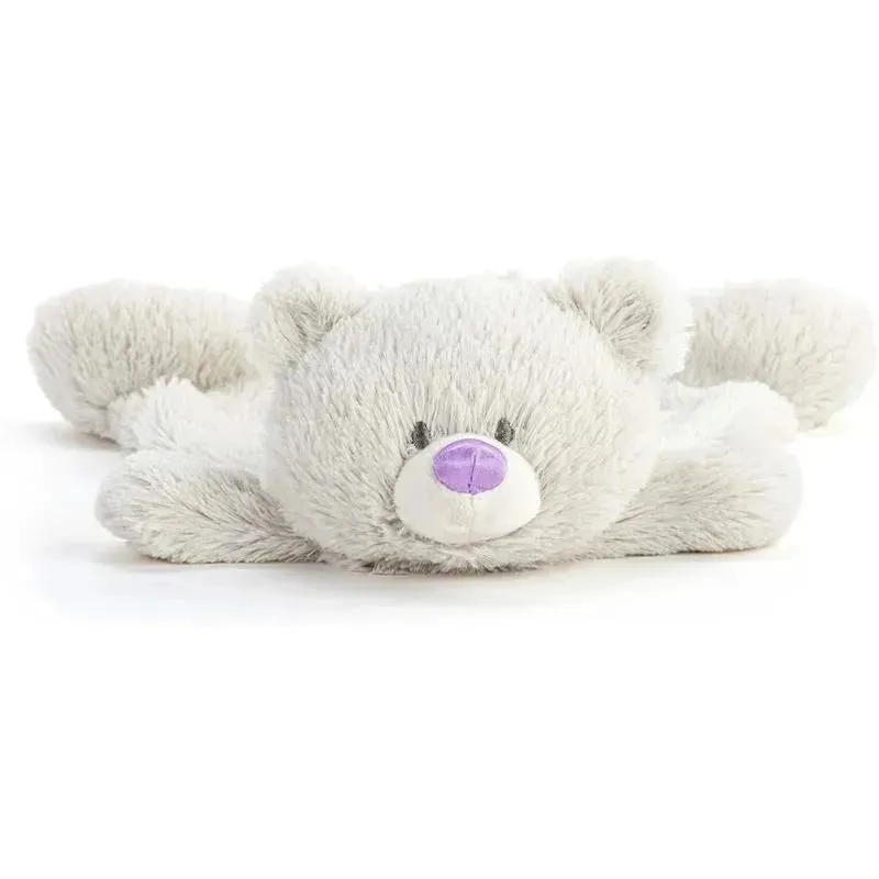 DEMDACO - Birthstone Color Alexandrite and Grey, Stuffed Animal Blankie Bear June - Image 2