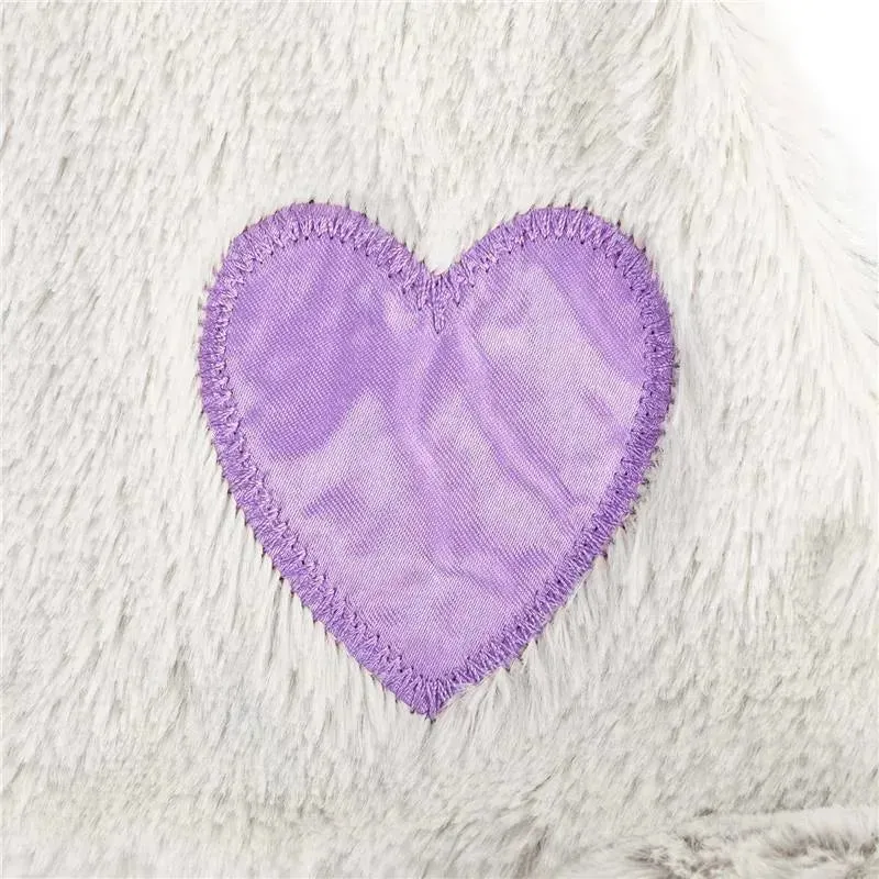 DEMDACO - Birthstone Color Alexandrite and Grey, Stuffed Animal Blankie Bear June - Image 6