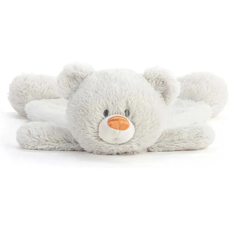 DEMDACO - Birthstone Color Citrine and Grey, Stuffed Animal Blankie Bear November - Image 2
