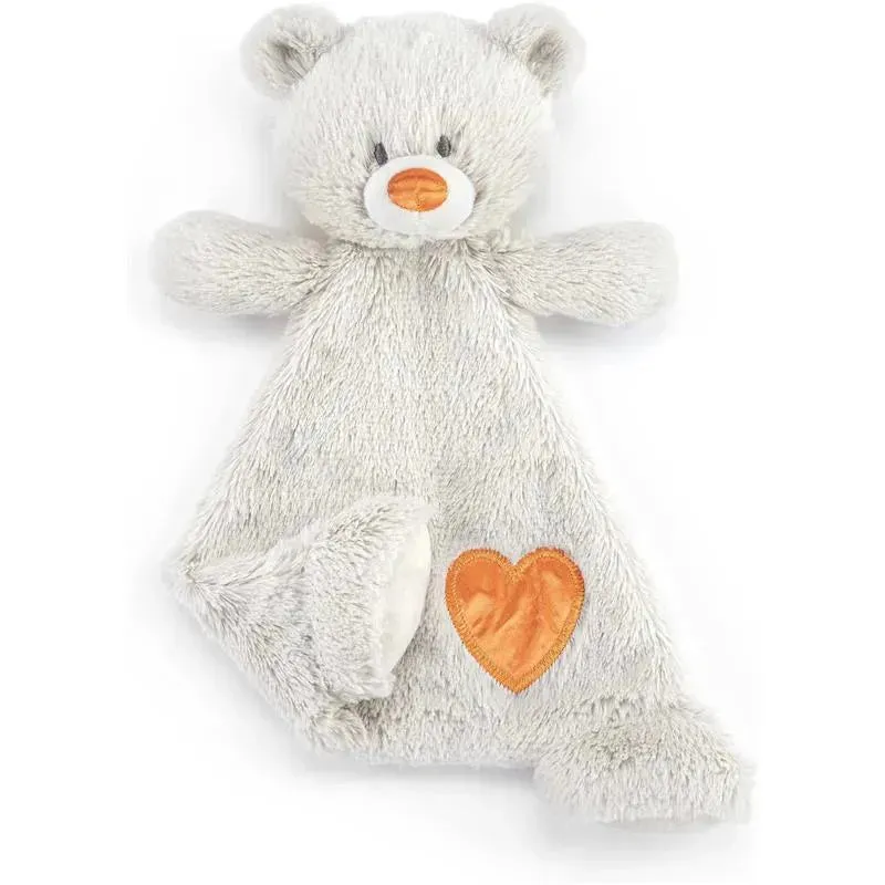 DEMDACO - Birthstone Color Citrine and Grey, Stuffed Animal Blankie Bear November - Image 3