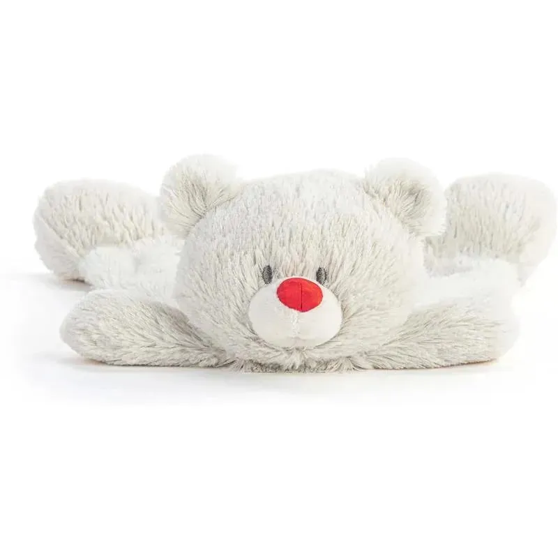 DEMDACO - Birthstone Color Ruby and Grey, Stuffed Animal Blankie Bear July - Image 2
