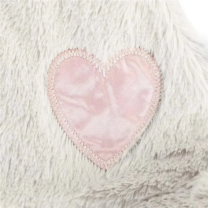 DEMDACO - Birthstone Color Tourmaline and Grey, Stuffed Animal Blankie Bear October - Image 5