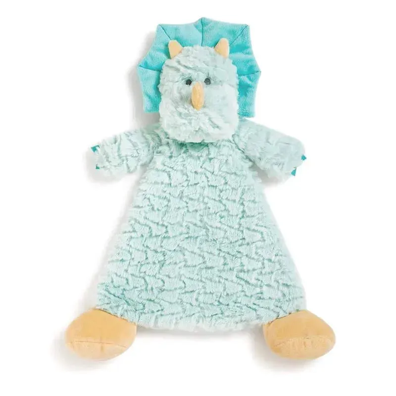 Demdaco - Darcy Dinosaur Rattle Blankie