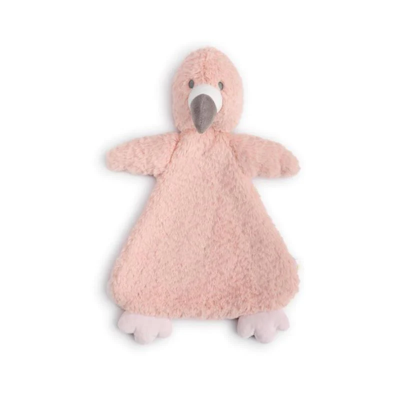 Demdaco - Finley Flamingo Rattle Blankie