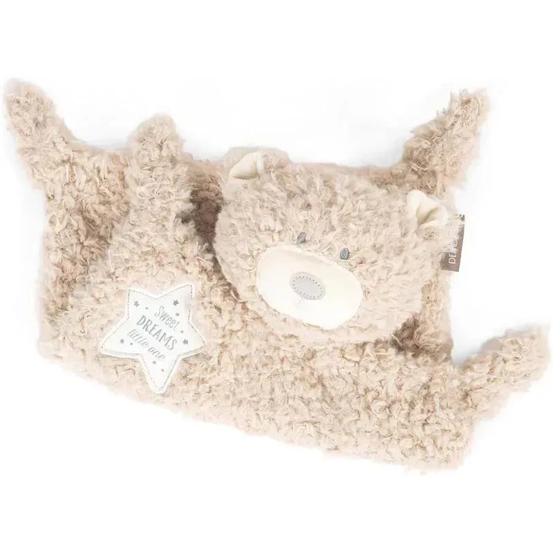 DEMDACO - Fuzzy Brown Bear Sweet Dreams Polyester Plush Blankie - Image 2