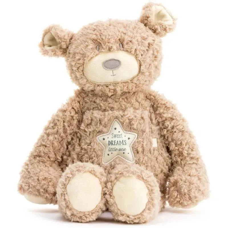 DEMDACO - Fuzzy Sweet Dreams Bear Brown Plush Toy