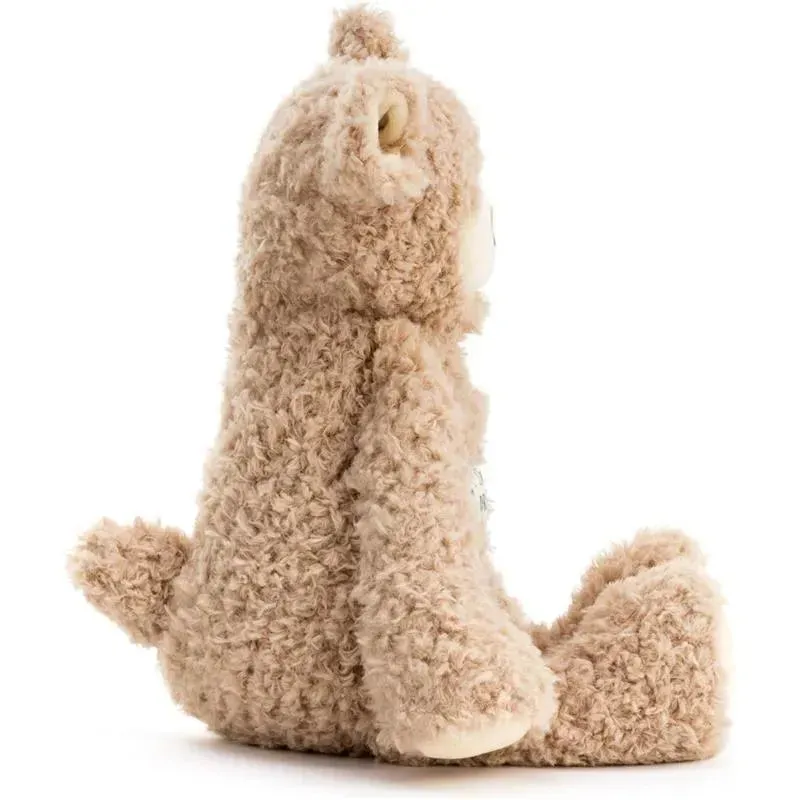DEMDACO - Fuzzy Sweet Dreams Bear Brown Plush Toy - Image 2
