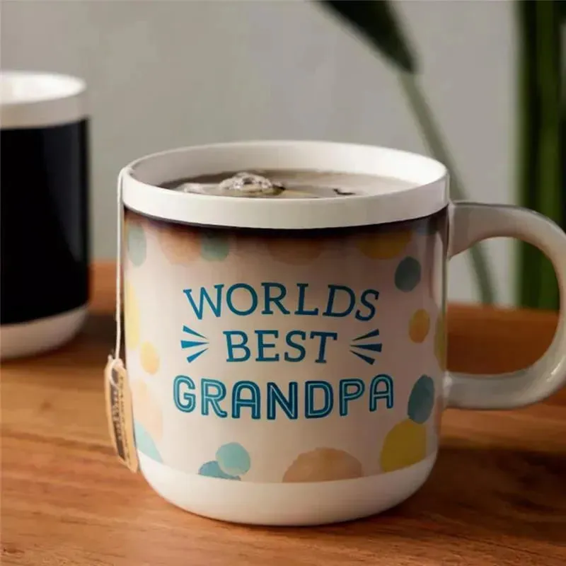 DEMDACO - Heat Reveal Mug, Worlds Best Grandpa - Image 2