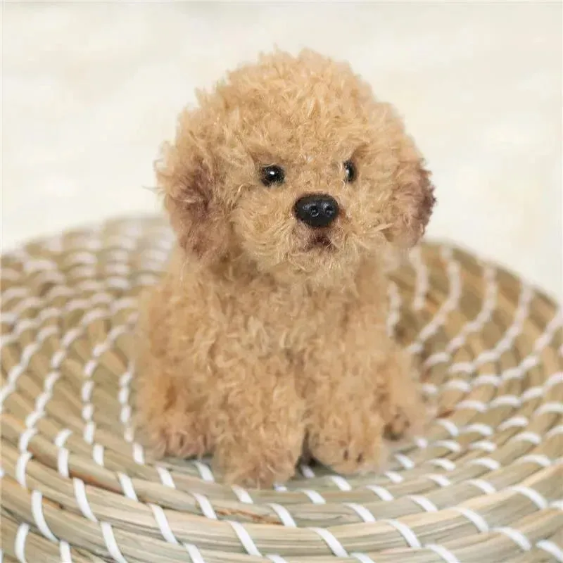 DEMDACO - Labradoodle Plush Beanbag Stuffed Animal Toy, Light Brown - Image 4