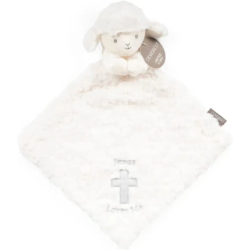 Demdaco - Lamb Rattle Blankie - Image 5