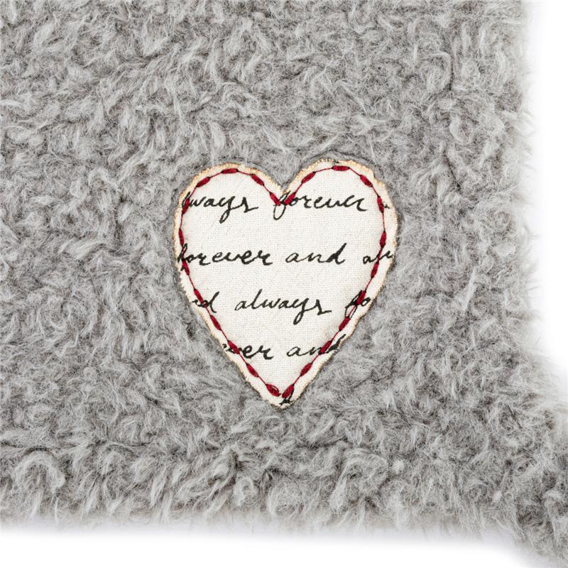 Demdaco - Loved Bear Blankie, Gray - Image 3