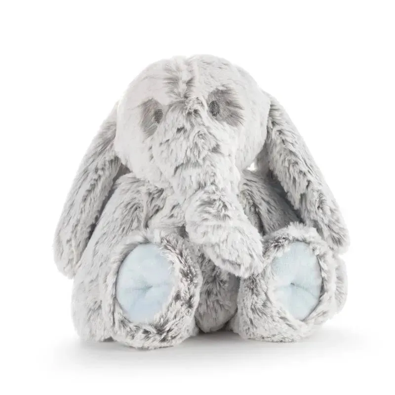 Demdaco - Luxurious Elephant Rattle, Blue