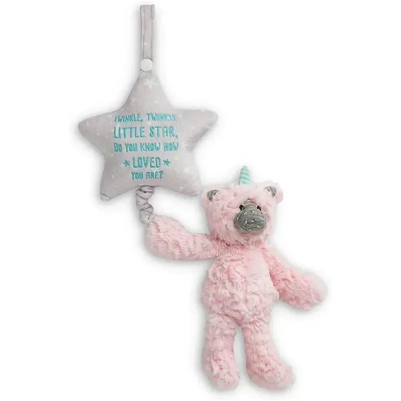 Demdaco - Musical Pull Toy, Unicorn