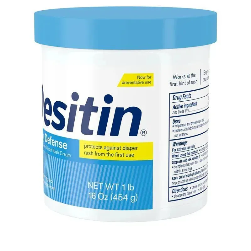 Desitin - 16 Oz Rapid Relief Blue Jar Baby Diaper Rash - Image 3