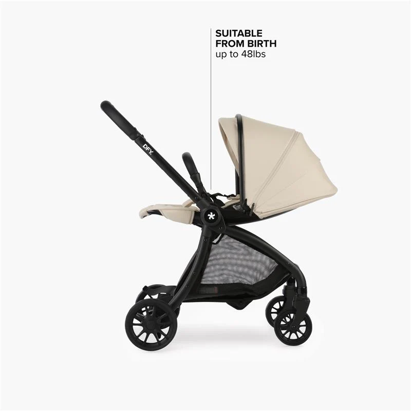 DFY - R1 Single Stroller, Cream - Image 6