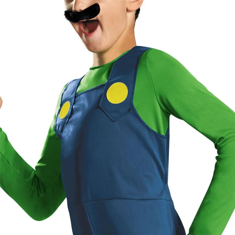 Disguise - Nintendo Super Mario Brothers Luigi Classic Boys Costume - Image 3