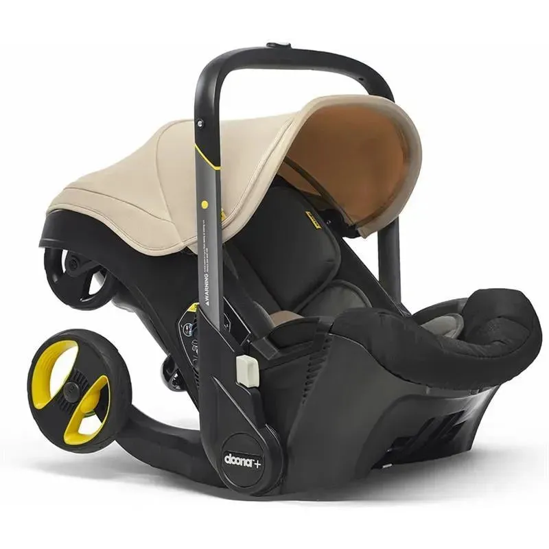 Doona+ Infant Car Seat & Stroller, Sahara Sand - Image 4