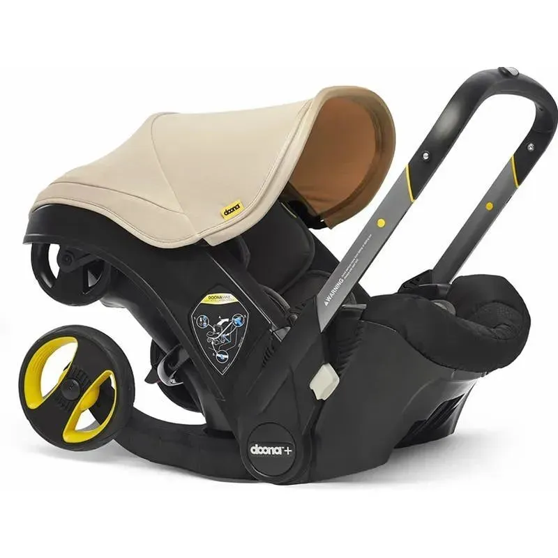 Doona+ Infant Car Seat & Stroller, Sahara Sand - Image 5