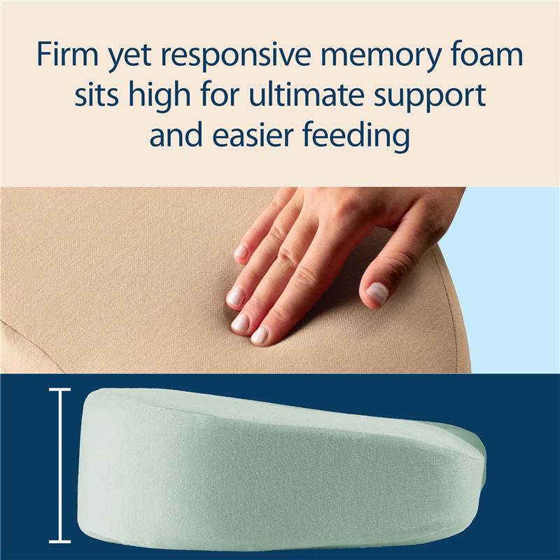 Dr. Brown Feeding & Nursing Lap Support Pillow, Light Gray - Image 3